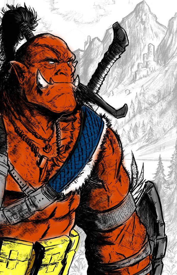 Skargoth, a Lucky Red Martian Trooper who Murders.