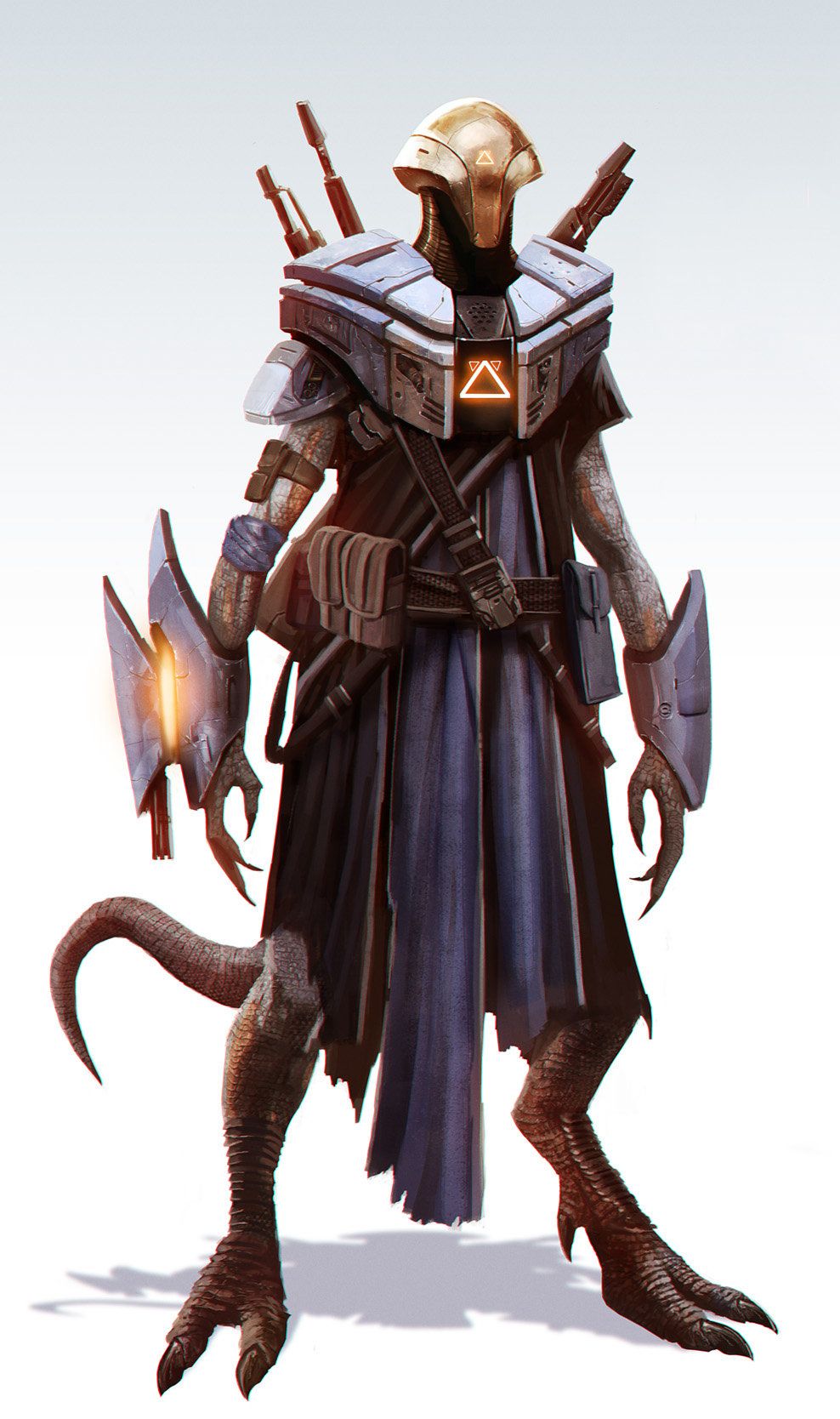 Kle Ro Ta, an Inquisitive Saturnine Syphon who Rides the Lightning.